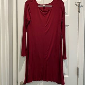 Old Navy, long sleeve T-shirt dress